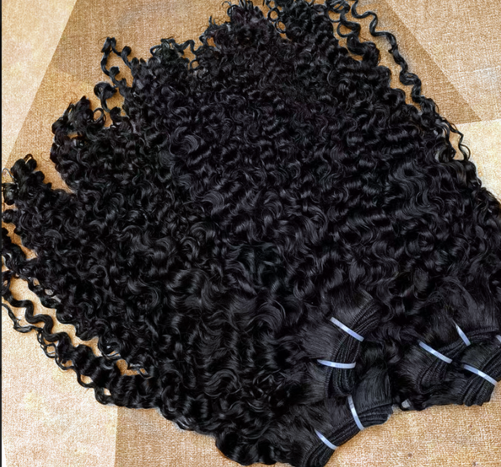 Raw Indian Hair Bundle | Straight & Curly