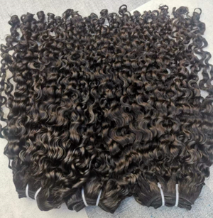 Raw Indian Hair Bundle | Straight & Curly