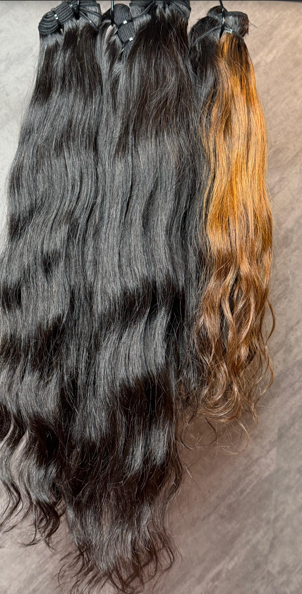 Raw Indian Hair Bundle | Natural Wavy