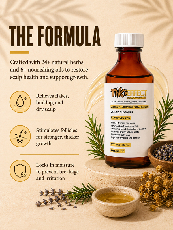 TIKI EFFECT™ Anti-Dandruff Growth Oil