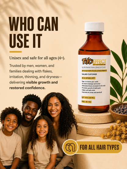 TIKI EFFECT™ Anti-Dandruff Growth Oil